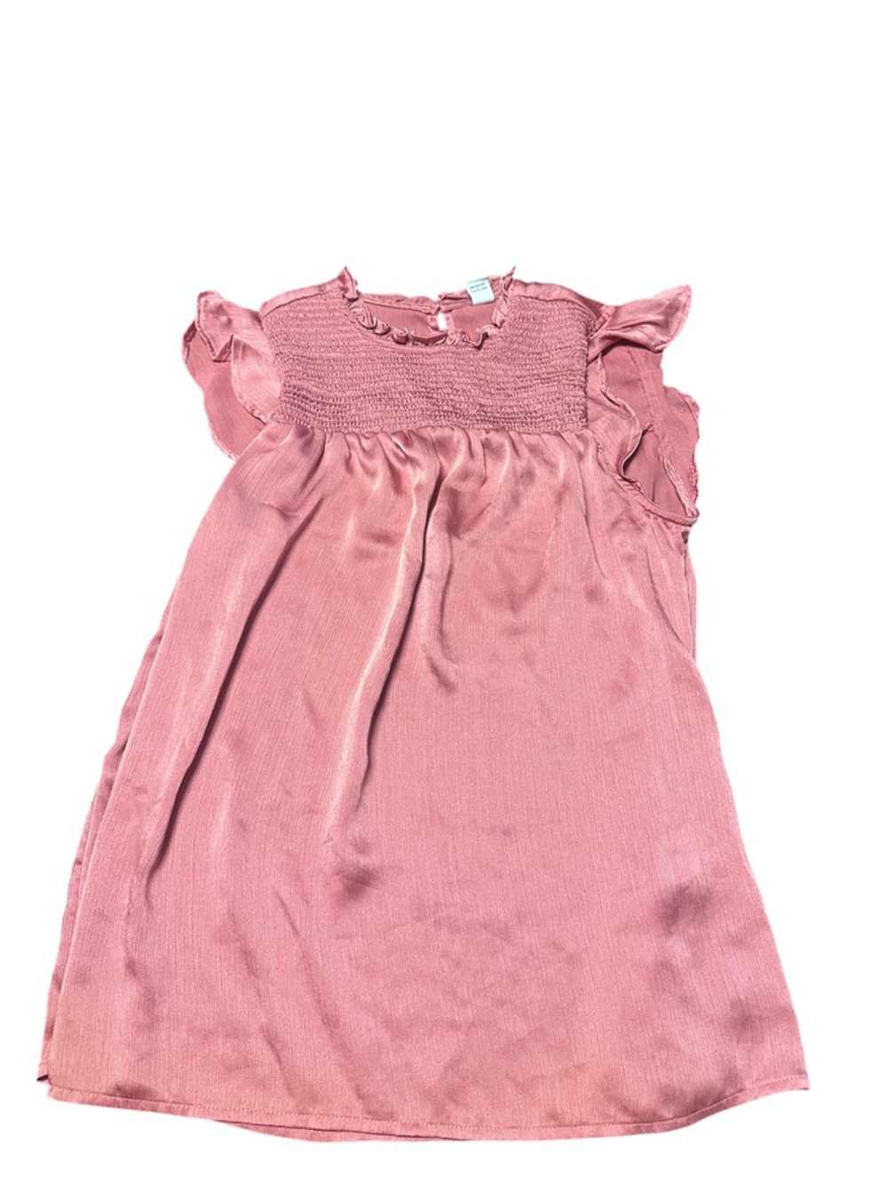 Old Navy Rose-Pink Smocked Bodice top